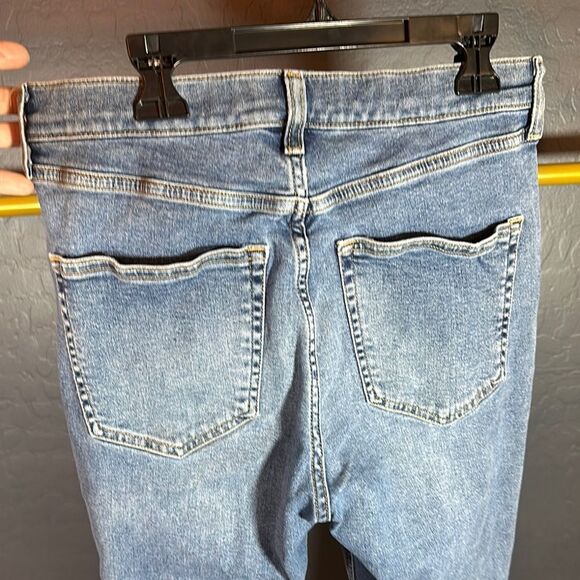 Distressed Blue Denim Jeans - Picture 4 of 5